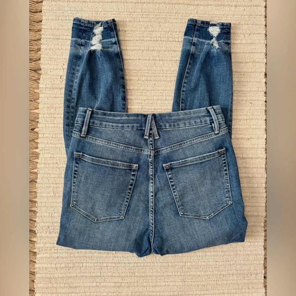 Good‎ American Distressed Skinny Jeans Women's Size 30 - Picture 6 of 11